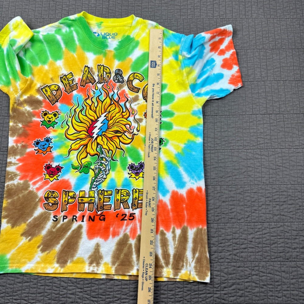 Liquid Blue Dead & Co Sphere Las Vegas 2025 Tie Dye T-Shirt Mens Medium - Picture 8 of 10